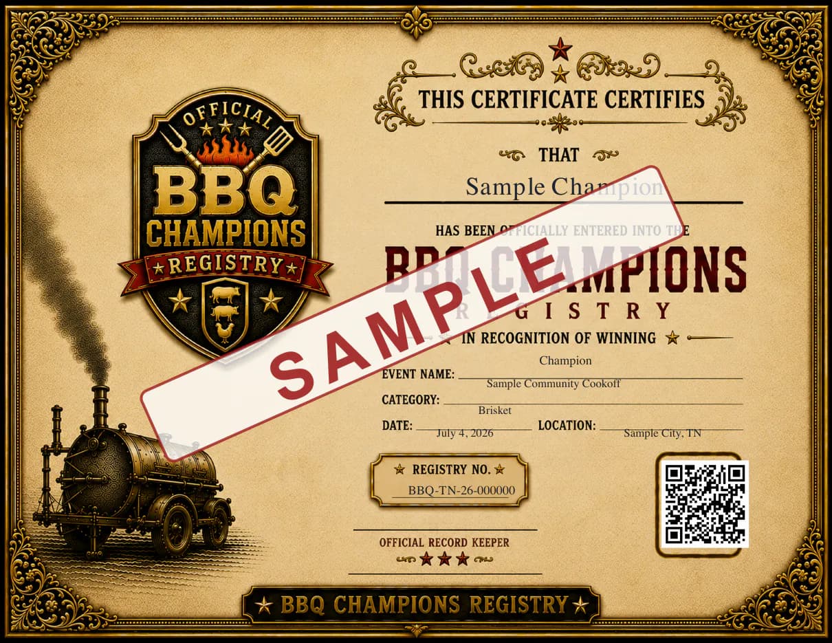 Sample landscape digital certificate